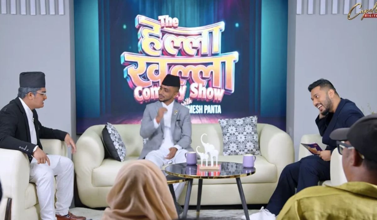 हिमेश पन्त र सुनिल खड्काको नयाँ कमेडी टक शो ‘हल्ला खल्ला विथ हिमेश’